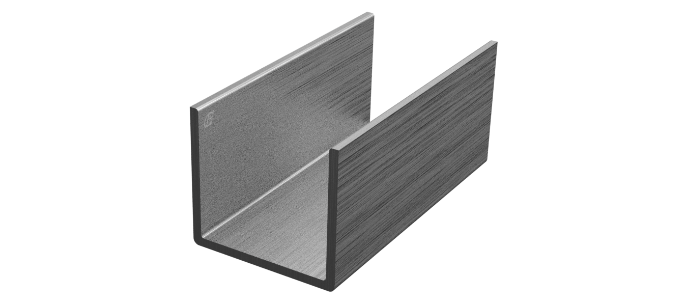 п-образный профиль алюминиевый сплав 45x50x3